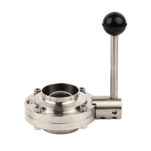 Come viene utilizzata una valvola a farfalla per il controllo del flusso?