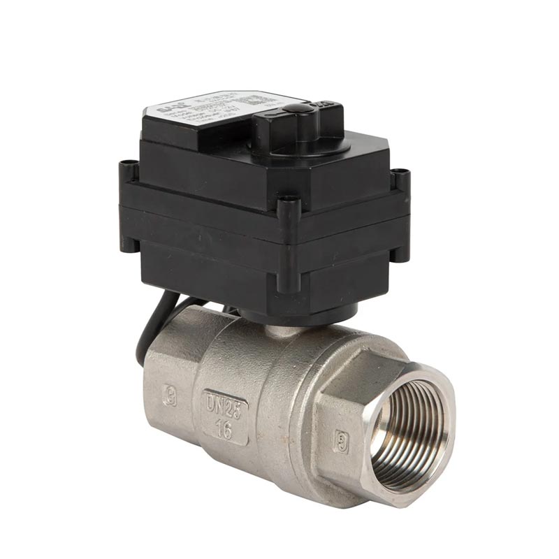 Valvola a sfera in acciaio inossidabile elettromagnetico da 2 pc