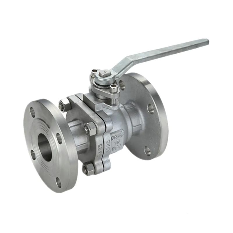 GB Stanrard 2pc Valvola a sfera in acciaio inossidabile flangiato